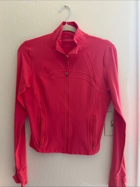 lululemon athletica Bright Red Full-Zip Utility Jacket